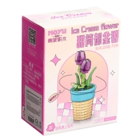 Конструктор Цветы &laquo;Тюльпан в горшочке&raquo;, 55 деталей