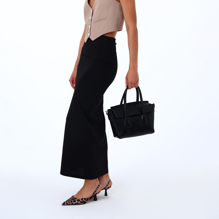 Сумка женская на молнии, цвет чёрный Сумка женская на молнии, цвет чёрный