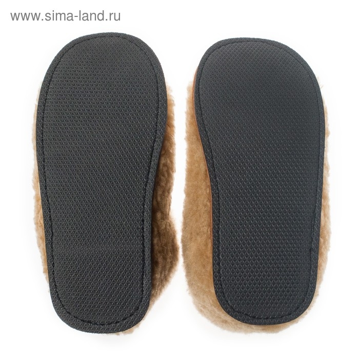 Тапочки мужские, цвет коричневый, размер 42