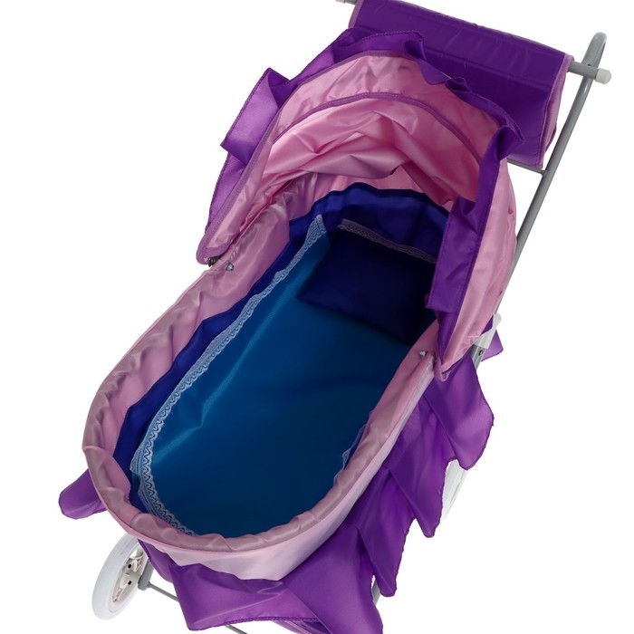 Коляска кукольная №11, цвет сиреневый