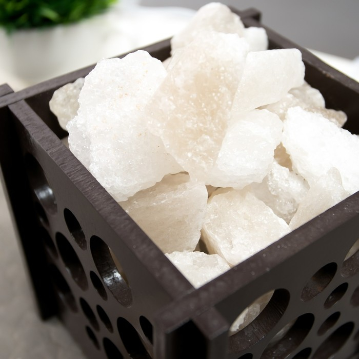 Соляной светильник Соляной светильник "Корзина. Пузыри" 1,8кг, 15Вт, диммер 15х12х12 см