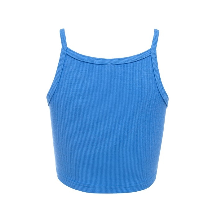 Майка укороченная женская MINAKU: Basic line цвет голубой, р-р 46 Майка укороченная женская MINAKU: Basic line цвет голубой, р-р 46