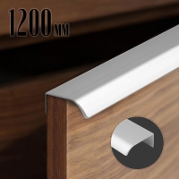 Ручка торцевая CAPPIO RT002CP, L=1200 мм, м/о 1160 мм, цвет матовый хром Ручка торцевая CAPPIO RT002CP, L=1200 мм, м/о 1160 мм, цвет матовый хром