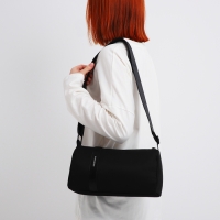 Сумка молодёжная на молнии, цвет чёрный Сумка молодёжная на молнии, цвет чёрный