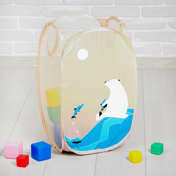 Корзина для игрушек «Белый медведь» Корзина для игрушек «Белый медведь»