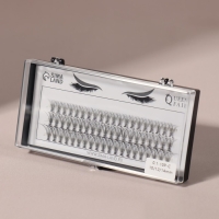 Набор накладных ресниц &laquo;Классика&raquo;, пучки, 10, 12, 14 мм, толщина 0,1 мм, изгиб C, 10 D