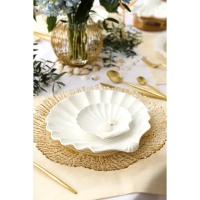 Блюдо фарфоровое Magistro &laquo;Ракушка&raquo;, d=13 см, цвет белый