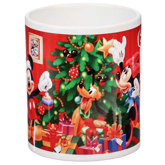 Кружка керамическая "С Новым годом!" 320 мл, Микки Маус