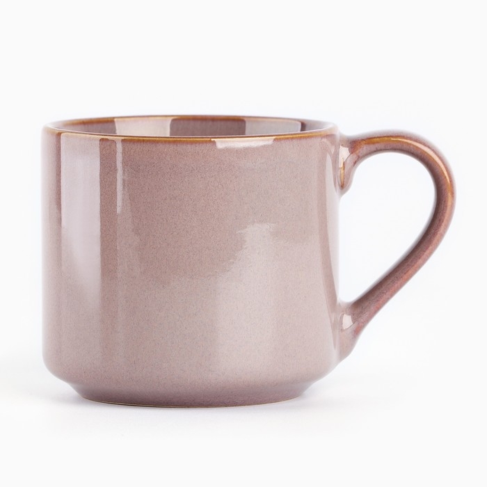 Кружка керамическая &laquo;Орнамент&raquo;, 320 мл, цвет бронзовый