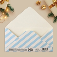 Конверт для денег деревянный резной &laquo;Волшебного Нового года!&raquo;, Дед Мороз, 16.5 х 8 см, Новый год