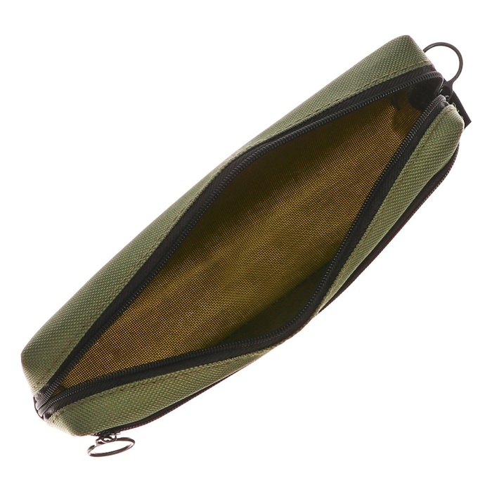 Пенал мягкий 2 отделения, 40х195х75, для мальчика, хаки, Colorio "Спорт"