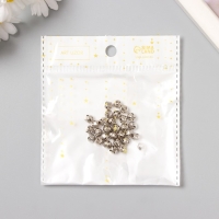 Набор декора для творчества металл "Серебро" d=0,6 см набор 30 шт Набор декора для творчества металл "Серебро" d=0,6 см набор 30 шт
