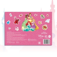 Альбом 100 наклеек &laquo;Мир принцесс и чудес&raquo;, А5, 12 стр., Принцессы