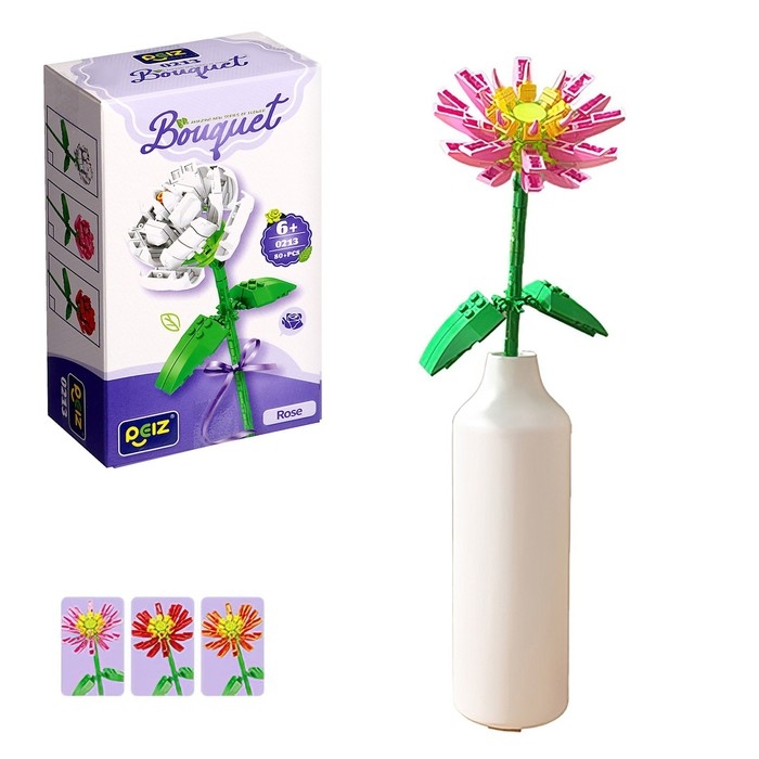 Конструктор Букет &laquo;Хризантема&raquo;, 98 деталей