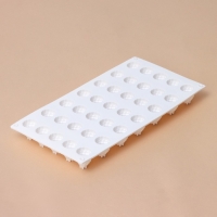 Форма для муссовых десертов и выпечки KONFINETTA &laquo;Ежевика&raquo;, силикон, 29&times;16&times;2,5 см, 35 ячеек (2,8&times;2,5 см), цвет белый