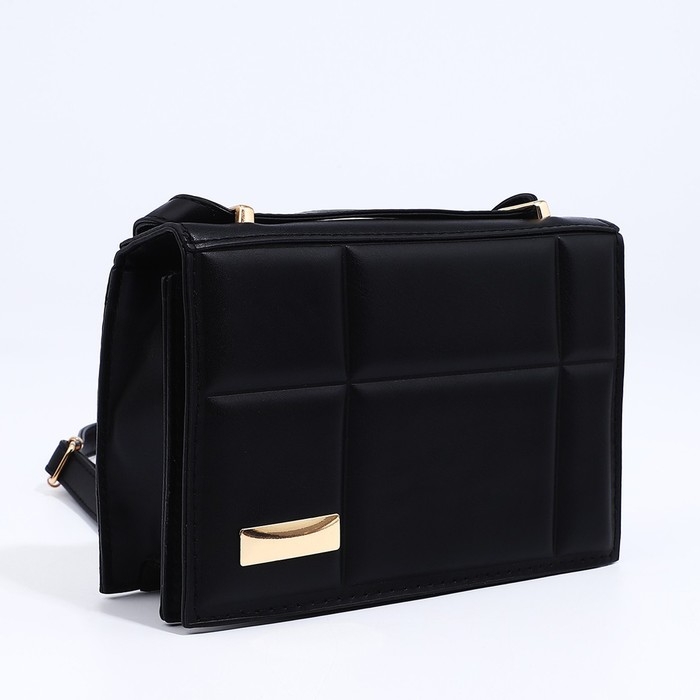 Сумка-мессенджер на магните, цвет чёрный Сумка-мессенджер на магните, цвет чёрный