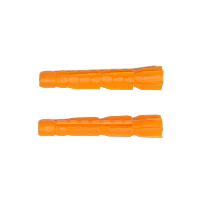 Дюбель ТУНДРА, универсальный, без бортика, полипропиленовый, 6x42 мм, 1000 шт