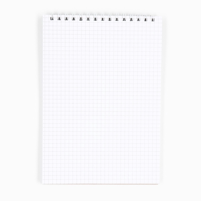 Блокнот А5,40 л на гребне, обложка картон "Настоящему герою"