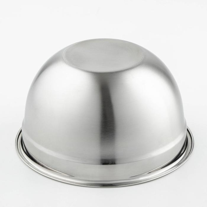 Миска из нержавеющей стали с мерной шкалой, 1,2 л, 20&times;10,2 см, толщина 0,6 мм