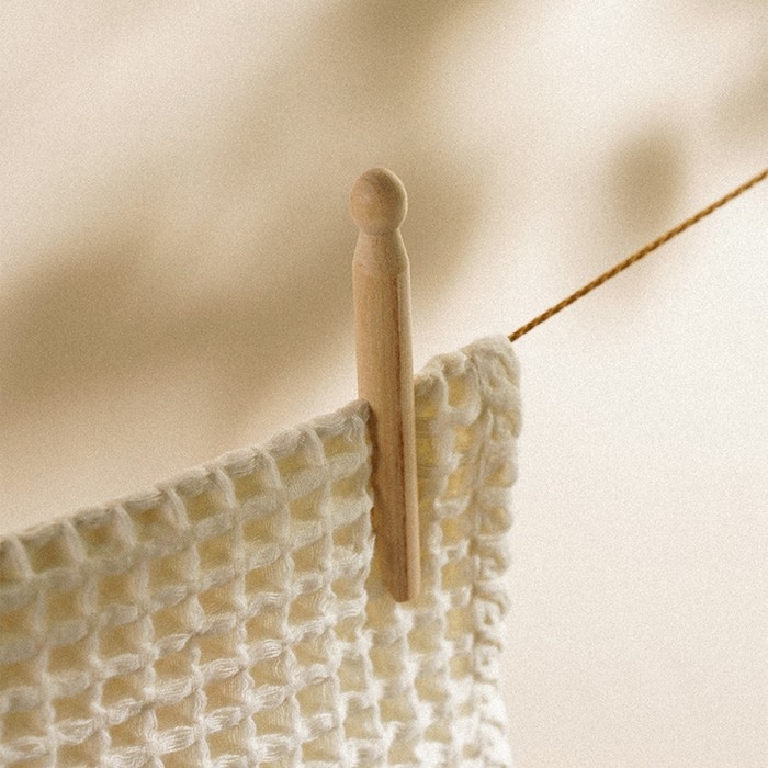 Набор прищепок SL Home, 20 шт, бамбук, 11&times;1,4 см