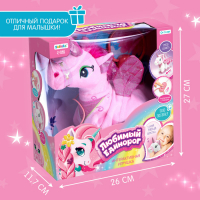 Интерактивная игрушка &laquo;Любимый единорог&raquo; ходит, звук, цвета МИКС