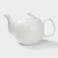 Чайник фарфоровый заварочный Wilmax Olivia &laquo;Классика&raquo;, 1,75 л, цвет белый
