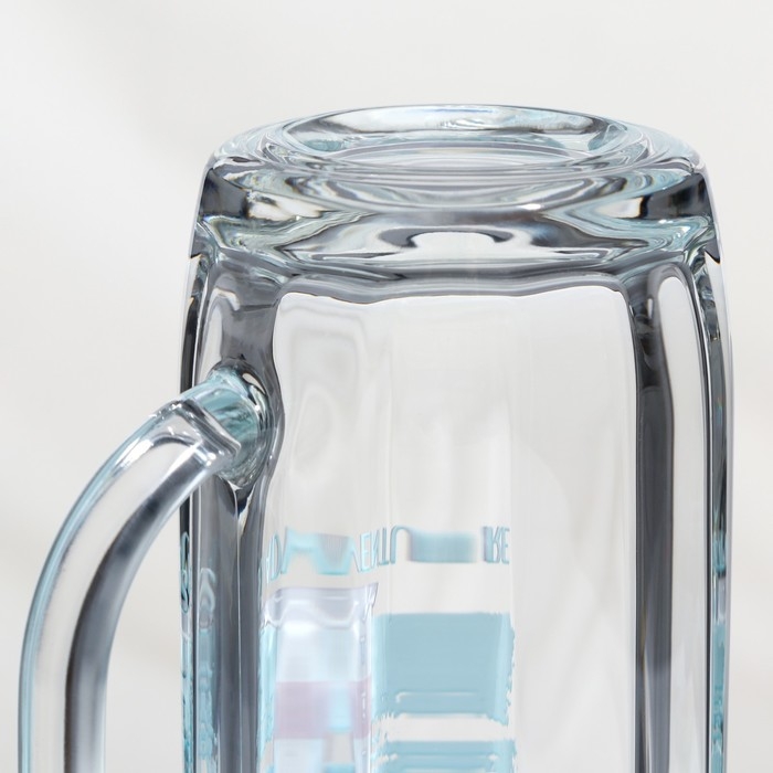 Кружка стеклянная для пива &laquo;Гамбург. Морское приключение&raquo;, 330 мл