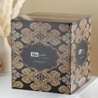 Подставка для десертов 2-х ярусная Tree, 28&times;19&times;27 см, цвет металла золотой