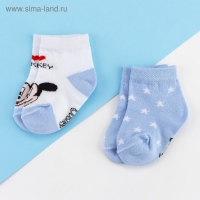 Набор носков "I Love Mickey" Микки Маус, 2 пары, 6-8 см Набор носков "I Love Mickey" Микки Маус, 2 пары, 6-8 см