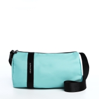 Сумка молодёжная на молнии, цвет бирюзовый Сумка молодёжная на молнии, цвет бирюзовый