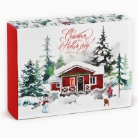 Коробка для сладостей &laquo;Уютный Новый год&raquo;, 20 х 15 х 5 см, Новый год