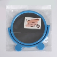 Зеркало настольное &laquo;Круг&raquo;, с рамкой под фотографию, d зеркальной поверхности 17,5 см, цвет МИКС