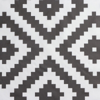 Клеёнка на стол на нетканой основе Доляна &laquo;Геометрия&raquo;, ширина 140 см, рулон 20 м, цвет белый