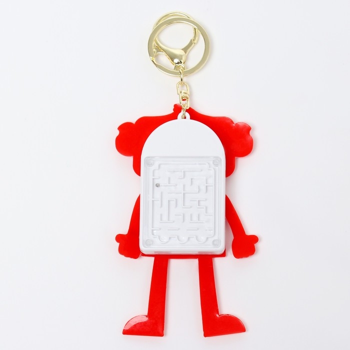 Головоломка-лабиринт &laquo;Обезьянка&raquo; с калькулятором, на брелоке, цвета МИКС