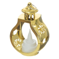 Ночник "Застывшая свеча" 3хLR1130 золотой 5х7,5х12 см RISALUX Ночник "Застывшая свеча" 3хLR1130 золотой 5х7,5х12 см RISALUX