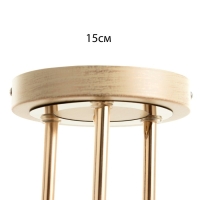 Люстра "Фрези" 3хЕ27 40Вт золото 54х54х28 см BayerLux