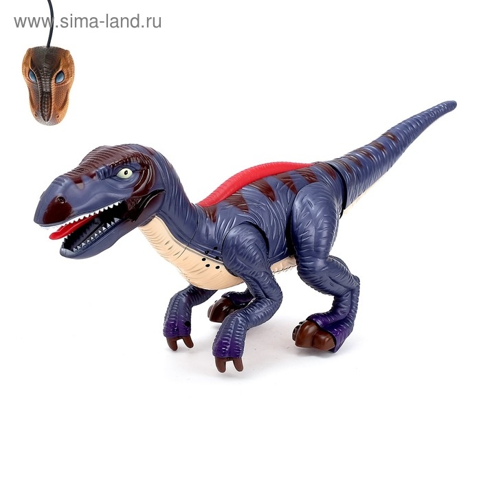 Динозавр радиоуправляемый &laquo;Рекс&raquo;, световые и звуковые эффекты, работает от батареек