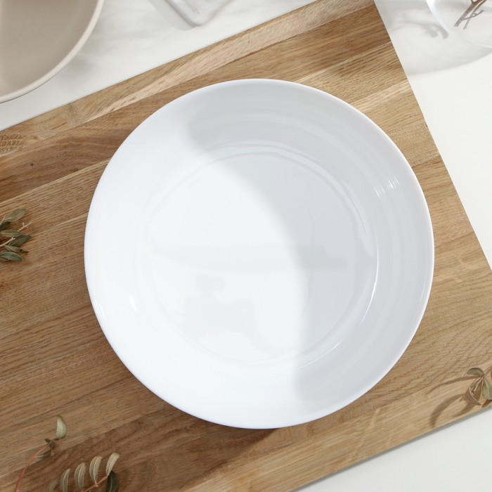 Форма для запекания Luminarc Diwali Service, 2 л, d=22 см, стеклокерамика, цвет белый