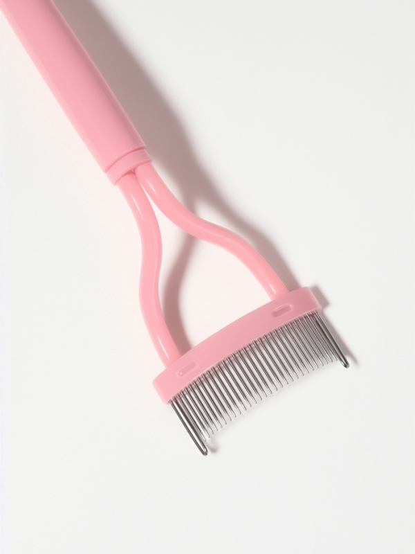 Расчёска - разделитель для ресниц, 14 × 3 см, цвет розовый Расчёска - разделитель для ресниц, 14 × 3 см, цвет розовый