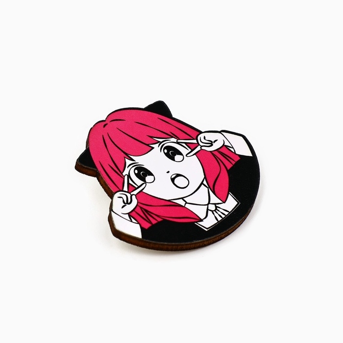 Значки деревянные &laquo;Аниме&raquo; в шоубоксе, 20 шт