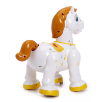 Робот лошадь &laquo;Умный питомец&raquo; ZHORYA, программируемый, на пульте управления, интерактивный: звук, свет, на батарейках, на русском языке