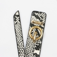 Браслет кожа &laquo;Сафари&raquo; змея, цвет бело-чёрный L=17,5см