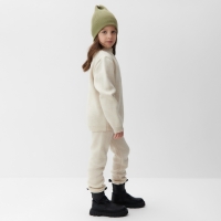 Костюм (кофта и брюки) детский MINAKU, цвет бежевый, рост 122 см