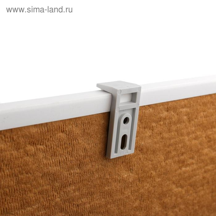 Доска пробковая 60х90 см, Calligrata, в ПВХ рамке белого цвета Доска пробковая 60х90 см, Calligrata, в ПВХ рамке белого цвета