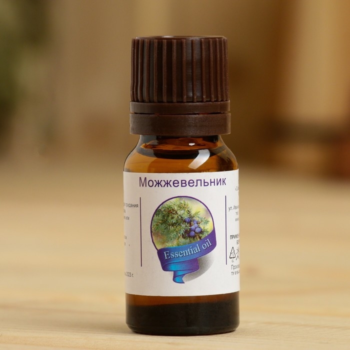 Эфирное масло "Можжевельник", флакон-капельница, аннотация, 10 мл, дезинфицирующее