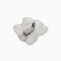 Брошь &laquo;Котёнок&raquo; озорной, цвет МИКС в серебре (неделимая фасовка 12 шт., цена за шт.)