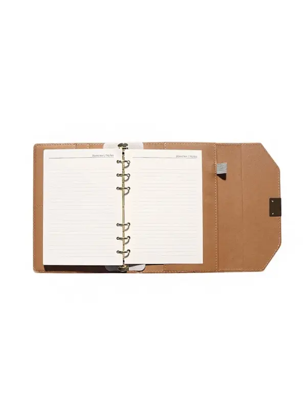 Органайзер на кольцах, C6, с клапаном, 80л, линия, к/зам, Бежевый