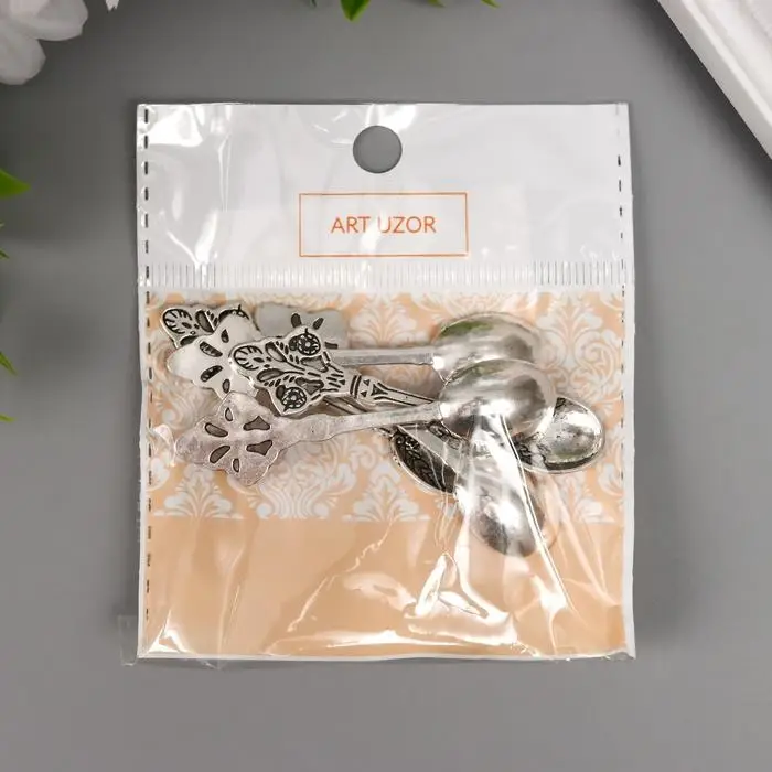 Сувенир кошельковый металл "Ложечка королевская" 5,9х1,4 см