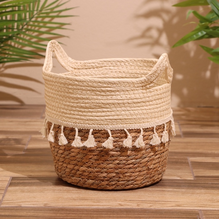 Набор плетёных корзин 3 шт, 31,5х29х26 см Набор плетёных корзин 3 шт, 31,5х29х26 см