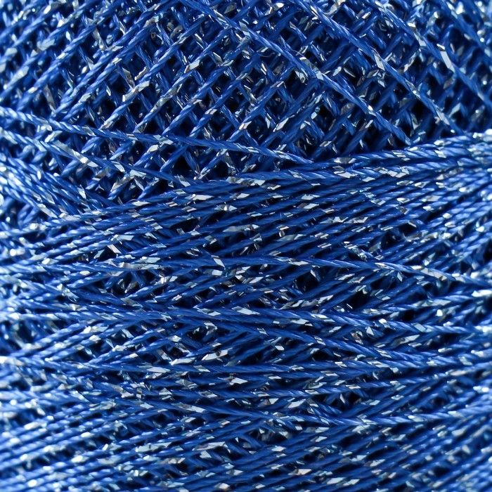 Пряжа "Camelia" 70% полиэстер, 30% люрекс 190м/25&plusmn;5гр (428 василек)